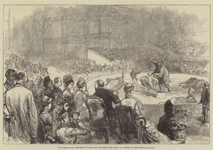 De prins en prinses van Wales en de koning en koningin van Griekenland in het Crystal Palace door Sir John Charles Robinson